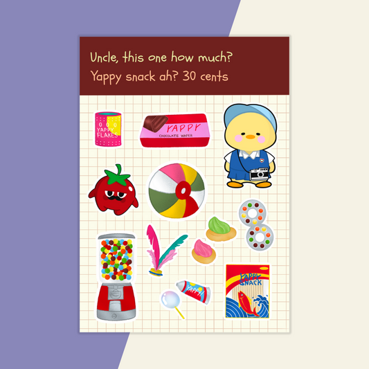 Yappy Mamashop Sticker Sheet